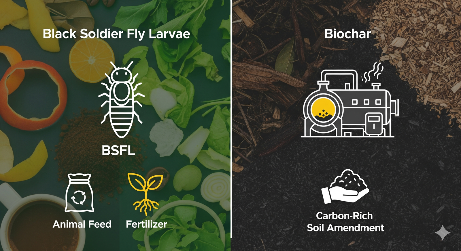 BSFL vs. Biochar comparison
