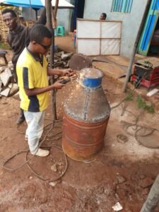 building the lower area