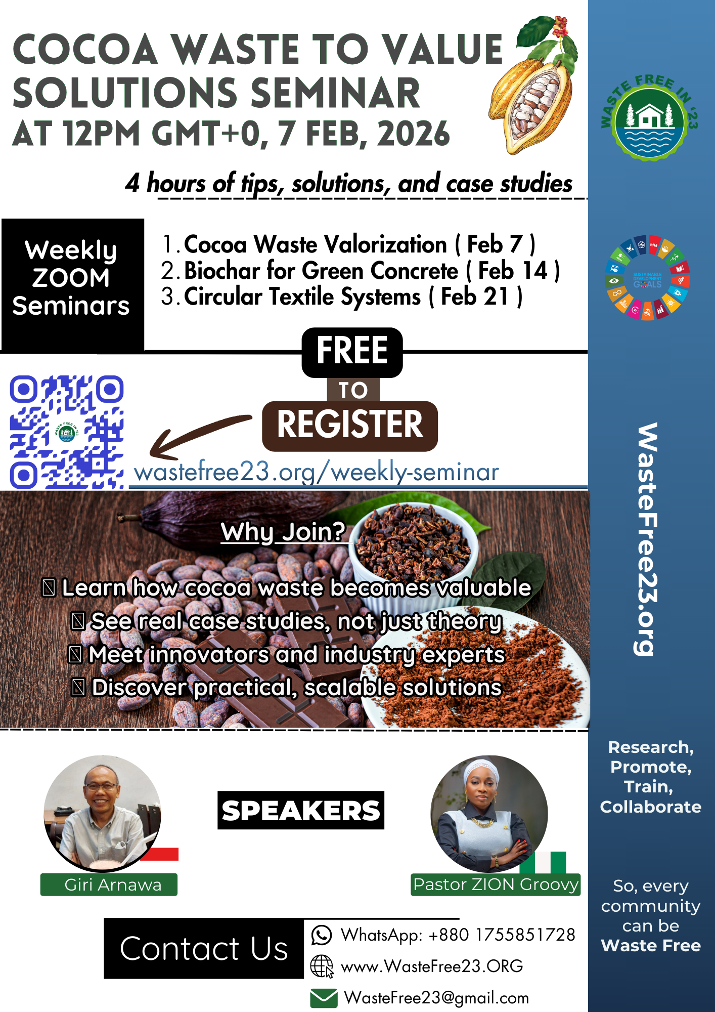 weekly seminar flyer