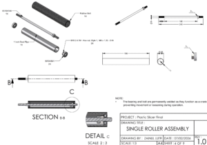 single roller assembly