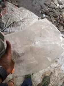 Polythene plastic waste to be recycled