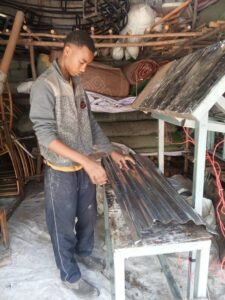 Heat press setup with top and bottom heating