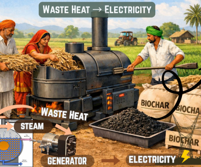 waste heat to electricity